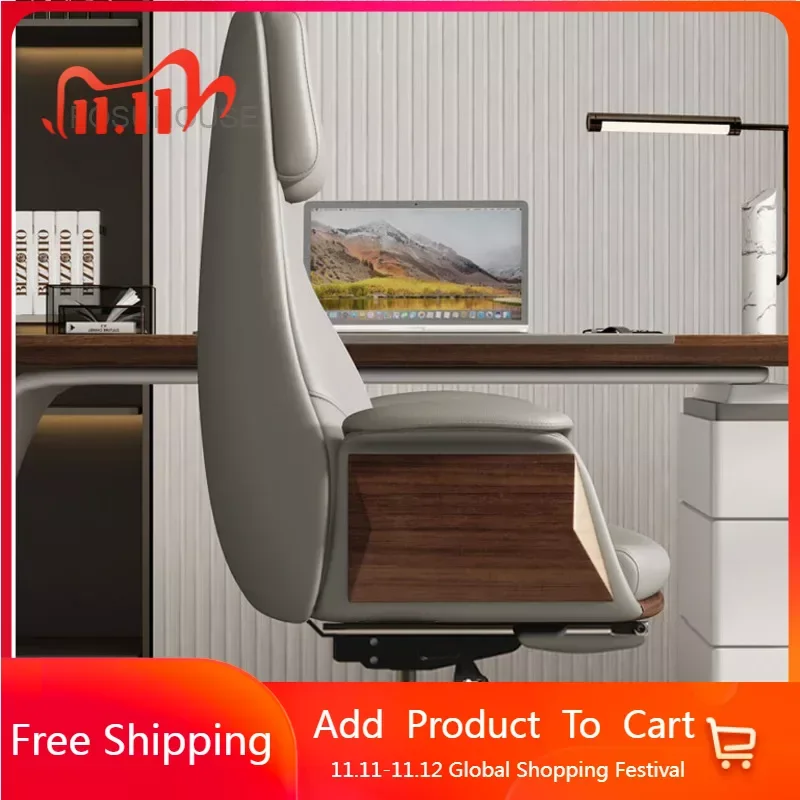 

Кожаные стулья для офиса офисное компьютерное кресло с высокой спинкой, офисное кресло, подъемное вращающееся кресло, игровой стул, мебель для спальни