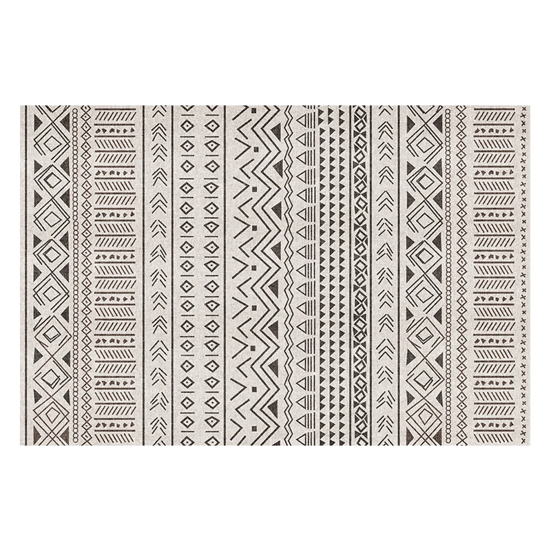 modern ribbed moroccan homestay living room carpet nordic bedroom study large area decorative rug bohemian color style floor mat free global shipping