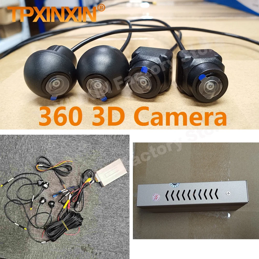 

Car Auto stereo DVR HD 360 Surround View System Driving With Bird View Panorama System 4 Car Camera 2D 3D 1080P DVR G-Sensor new