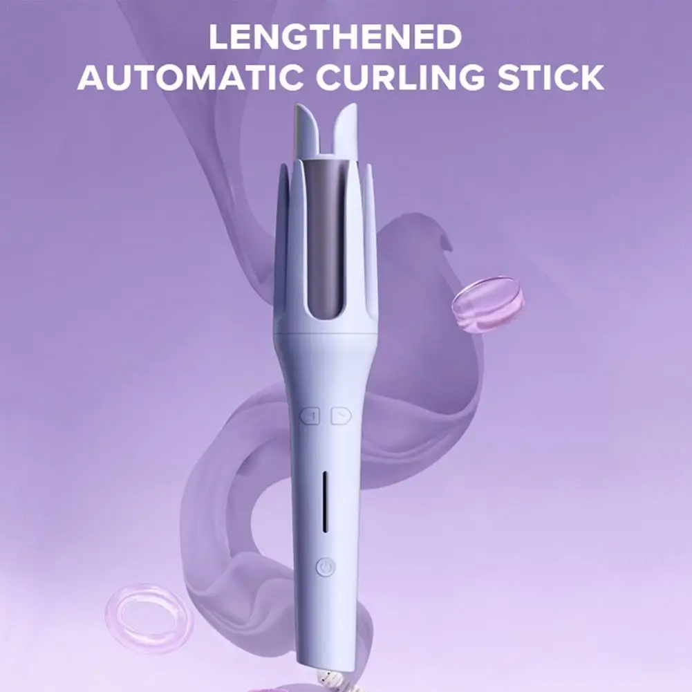32mm Automatic Curling Wand Tourmaline Ceramic Curling Fast Iron Rotary Heating Roller Styling Rotating Auto M5G5
