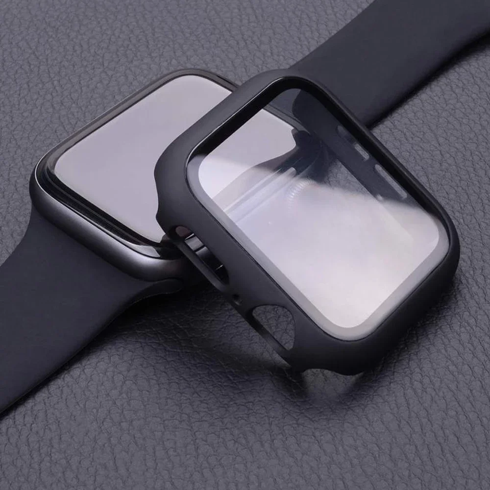 

Закаленное стекло для Apple watch, 44 мм, 40 мм, 42 мм, 38 мм, защитный экран для iWatch series 6 5 4 3 SE 7
