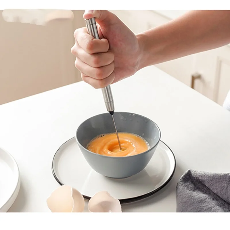 

Milk Frother Egg Beater Kitchen Drink Foamer Whisk Mixer Stirrer Coffee Cappuccino Creamer Electric Whisk Frothy Blend Whisker