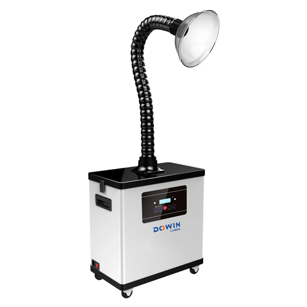 Single station high suction solder fume purifier for laser engraving and welding
