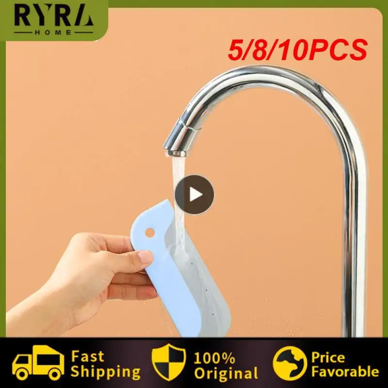 

5/8/10PCS Pp Tpr One-scratch Window Brush Cleaner Durable Wiper Scraper Repeatedly Soft Rubber Glass Wipers Household Gadgets