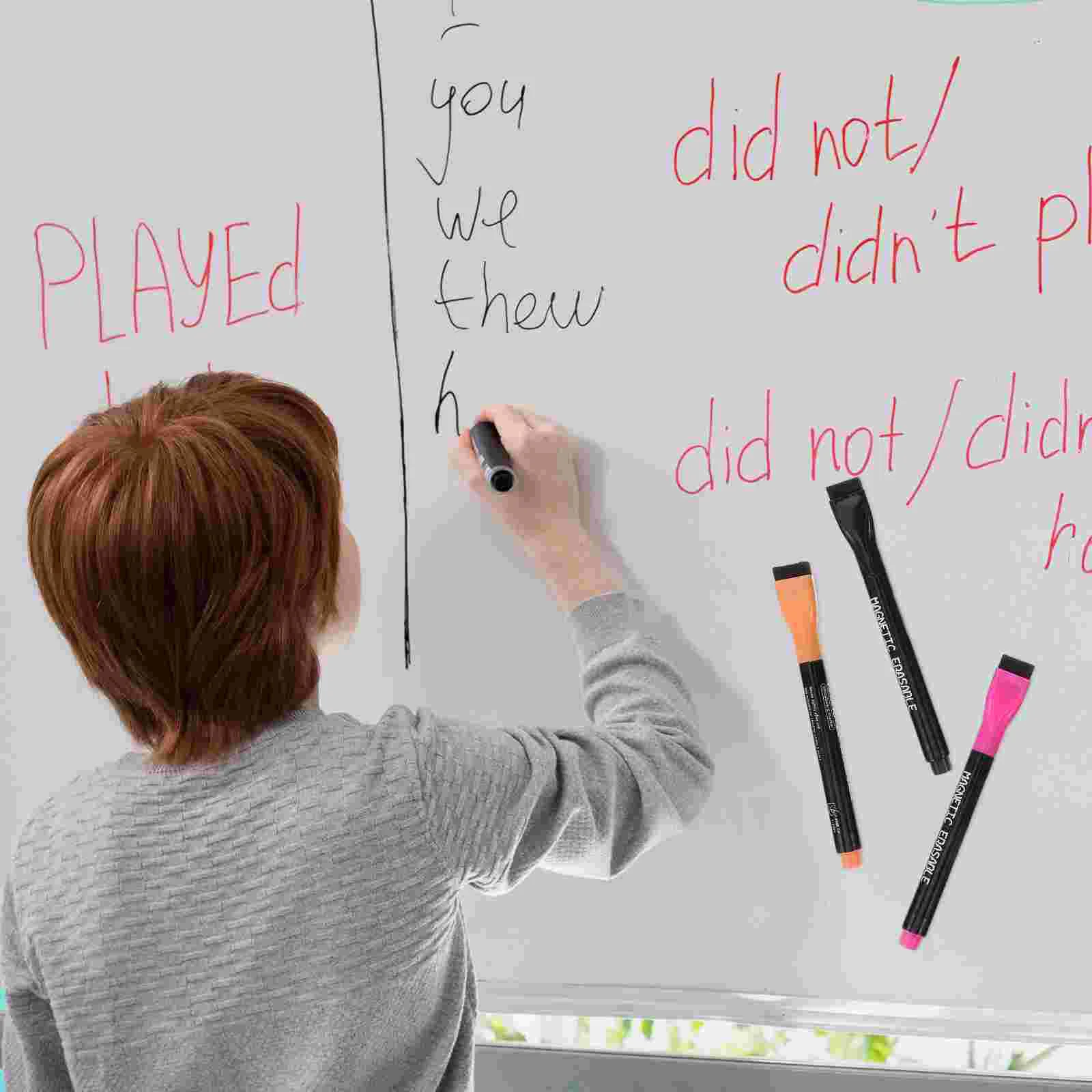 Ручка для доски Yihui детский магнитный цветной маркер с тонкой головкой стираемый