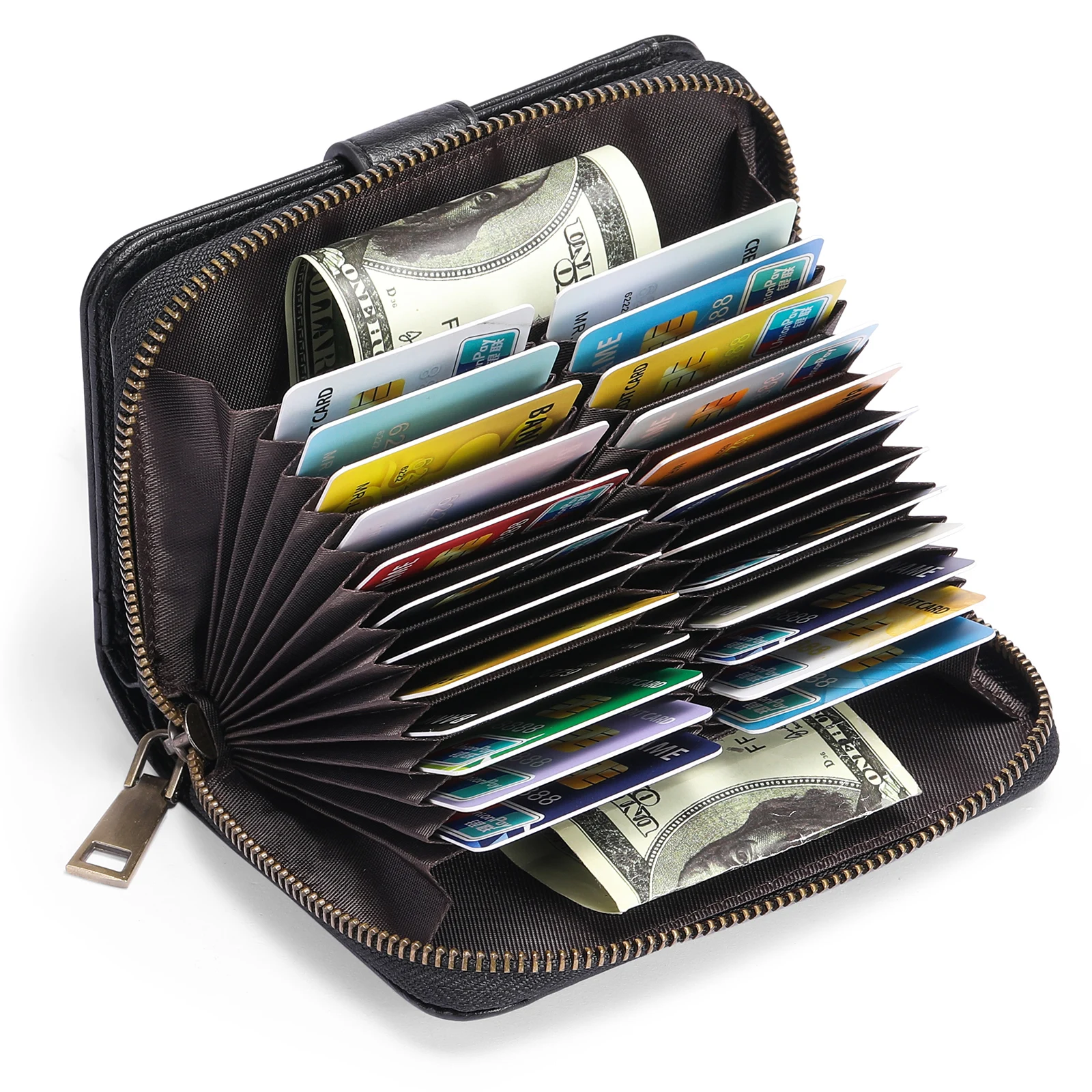 SENDEFN New Women's Wallet PU Leather Money Bag Female Short Hasp Purse Small Coin Card Holders Clutch