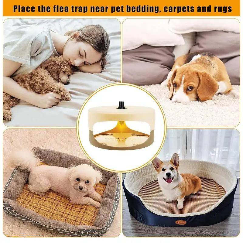 Блошиная фотоловушка для внутреннего помещения светодиодная лампа естественный