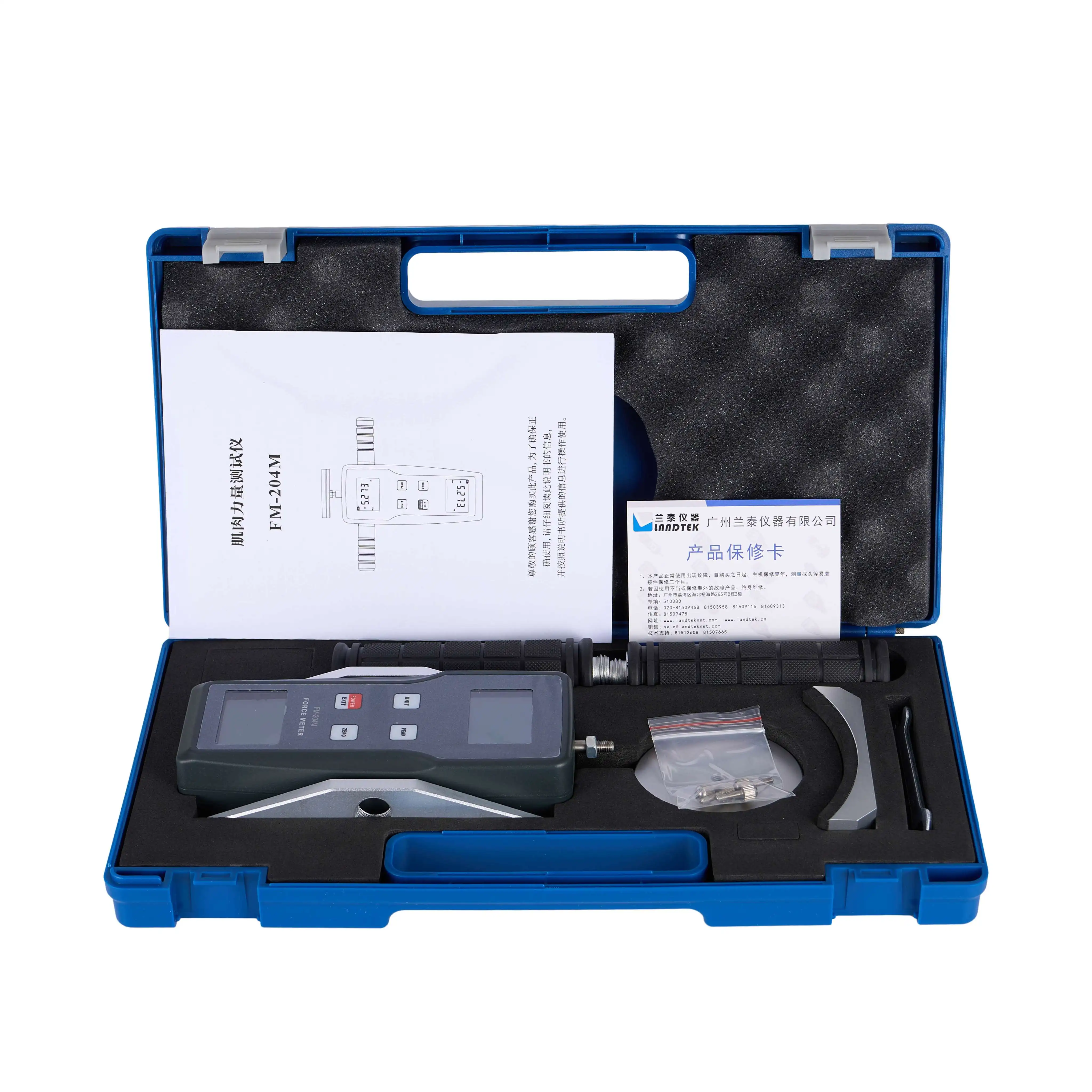 Цифровой измеритель силы FM-204M Прибор для измерения мышц Тестирование тела 4 шт.