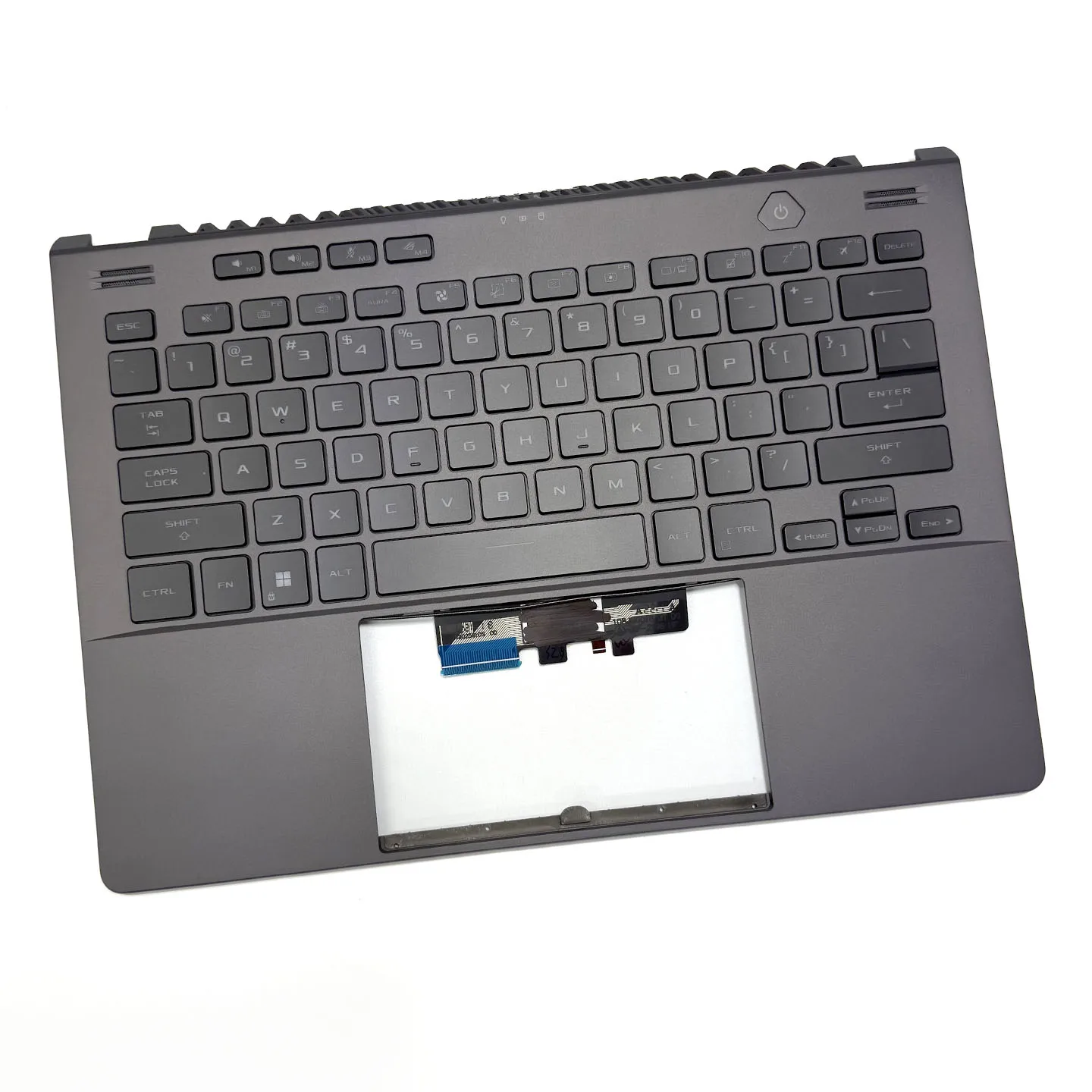 Фото Клавиатура и C-панель (C Shell) для ноутбуков ASUS ROG Zephyrus G14 2022/2023 (модели GA402R, GA402X, GA402RK/RJ/XU/XV/XI/XZ/XY) №2