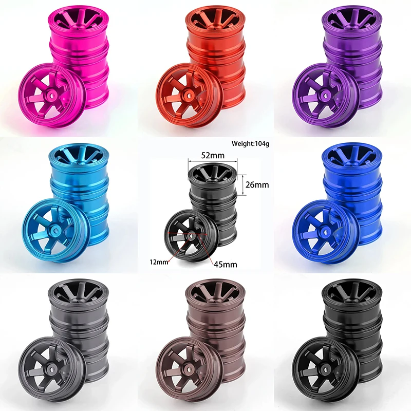 4 шт. алюминиевые колесные диски Madifier 52*26 мм для RC 1/10 drift ...