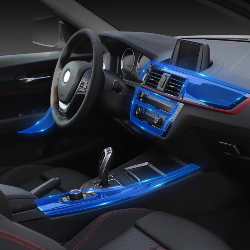 

TPU Car Interior Protective Film Central Console Gear Panel Cover Stickers For BMW F20 F21 F22 F23 F30 F34 F46 G30 Accessories