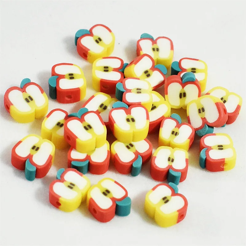 

DIY10MM 30/50/100/200 polymer clay beads mobile chain ring jewelry made of bracelet accessories wholesale items