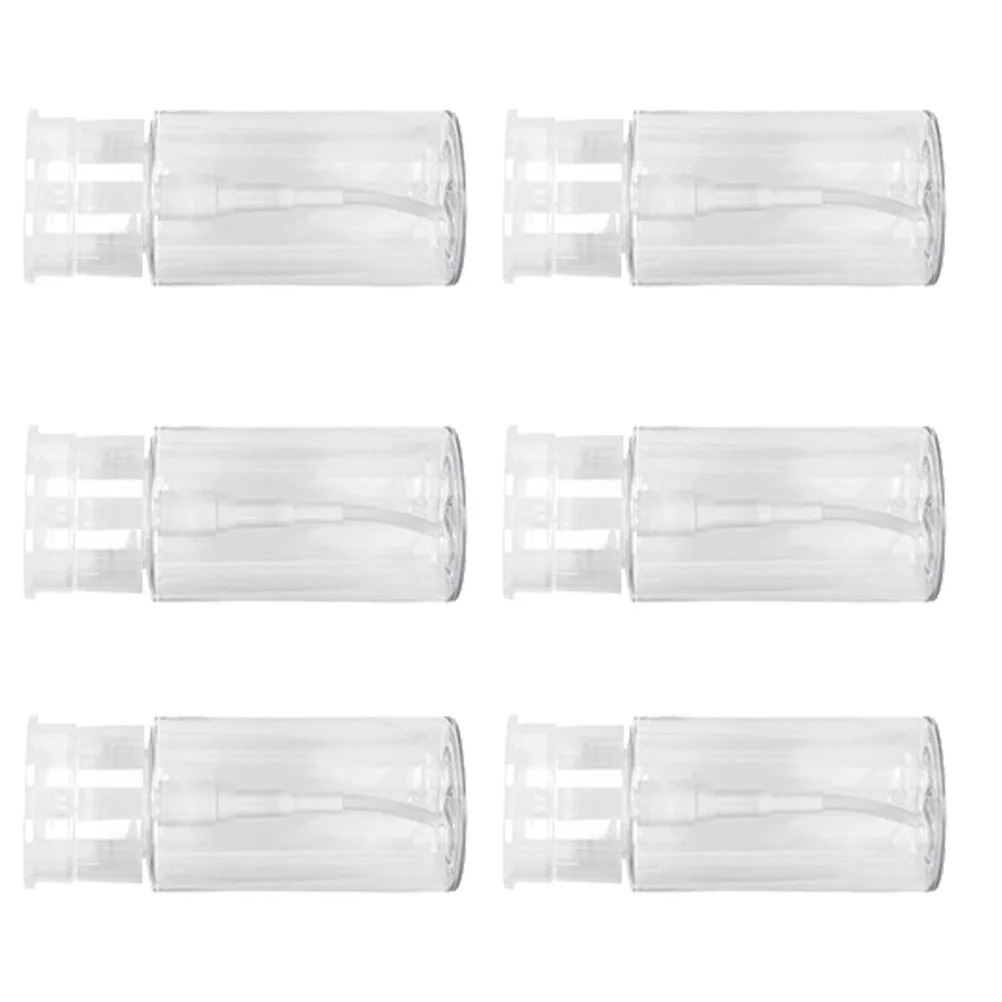 

6Pcs Portable Nail Polish Remover Bottle Makeup Remover Press Bottle 100ml