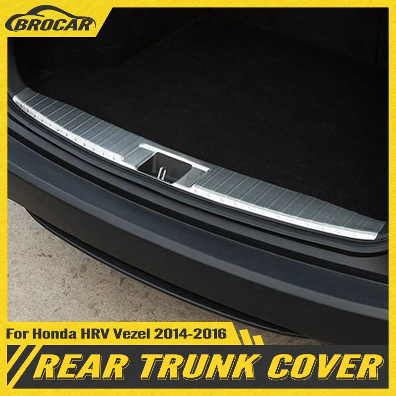 

1 шт. Стайлинг автомобиля, внутренний задний бампер из нержавеющей стали, фонарь, Защитная крышка для Honda HRV, фонарь 2014, 2015, 2016