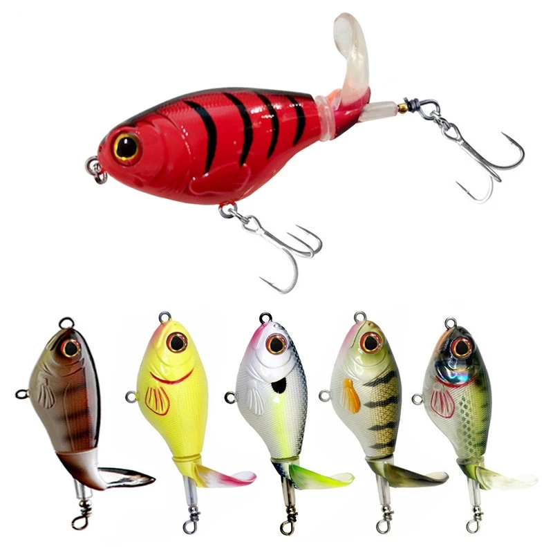 

1 Pcs 3d Eyes 75mm 17g Pencil Lure Topwater Spinner Fishing Lures Bass Whopper Plopper Frog Swimbait Trolling Pesca