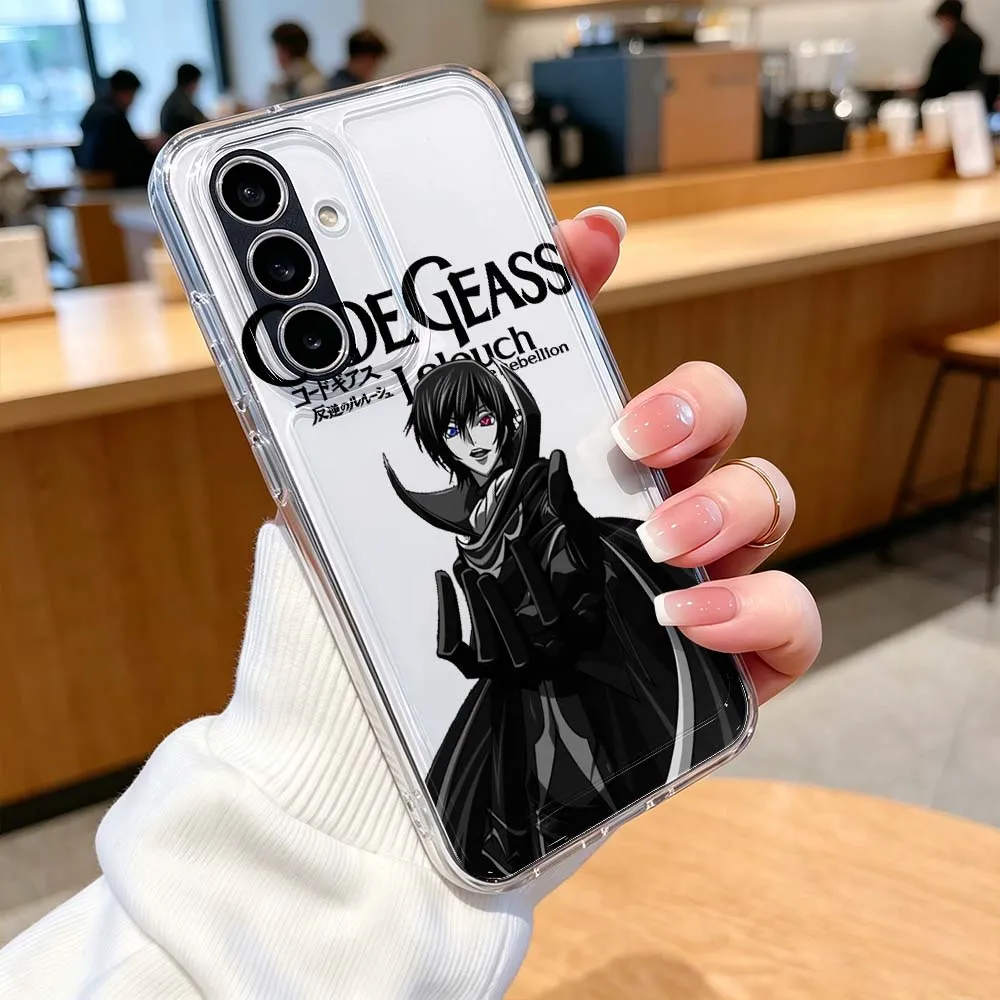 Аниме-чехол CODE GEASS Rebellion для Samsung Galaxy A71 A57 A56 A55 A54 A53 A51 A17 A16 A07 A06 A05 Прозрачный чехол для телефона (art.: 3920dce821ca3) - 3920dce821ca3
