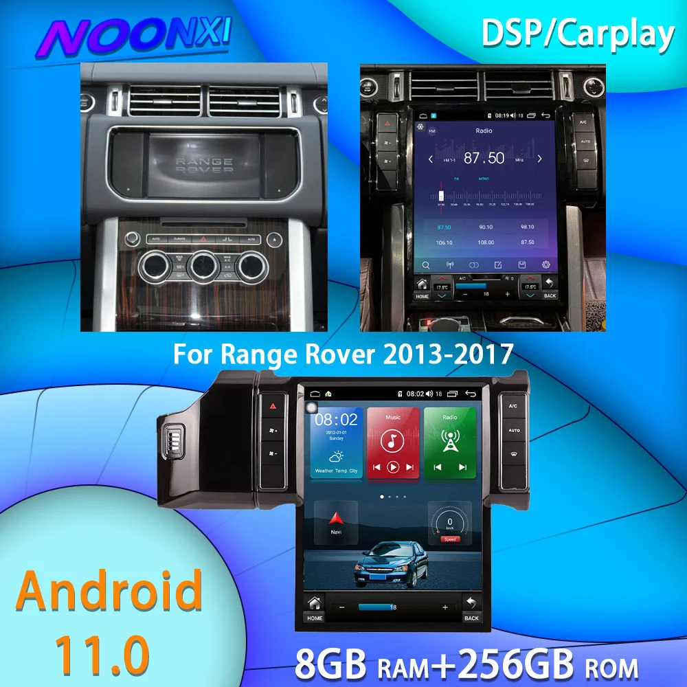 For Land Rover Range Rover Sport 2013-2017 All In One Car Tesla Screen Audio Intelligent System Radio 2Din Video Players 8G+256G For Land Rover Range Rover Sport 2013-2017 All In One Car Tesla Screen Audio Intelligent System Radio 2Din Video Players 8G+256G
