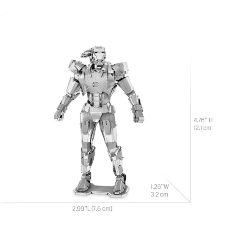 

Металлический 3D-пазл "сделай сам", многоцветная машина "война Железного человека", механическая модель ручной сборки, пазл, обучающие игрушки для детей и взрослых, подарки