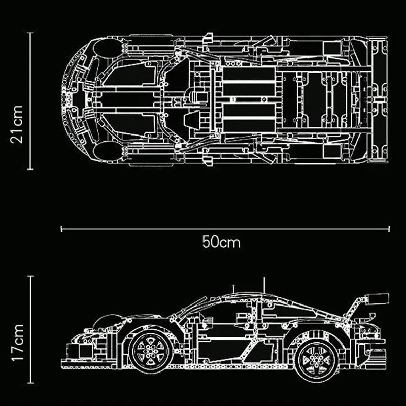 

911RSR Racing Car Formula Building Blocks Bricks Sets DIY City Speed Bricks Toys For Kids Children Gifts Model 42096