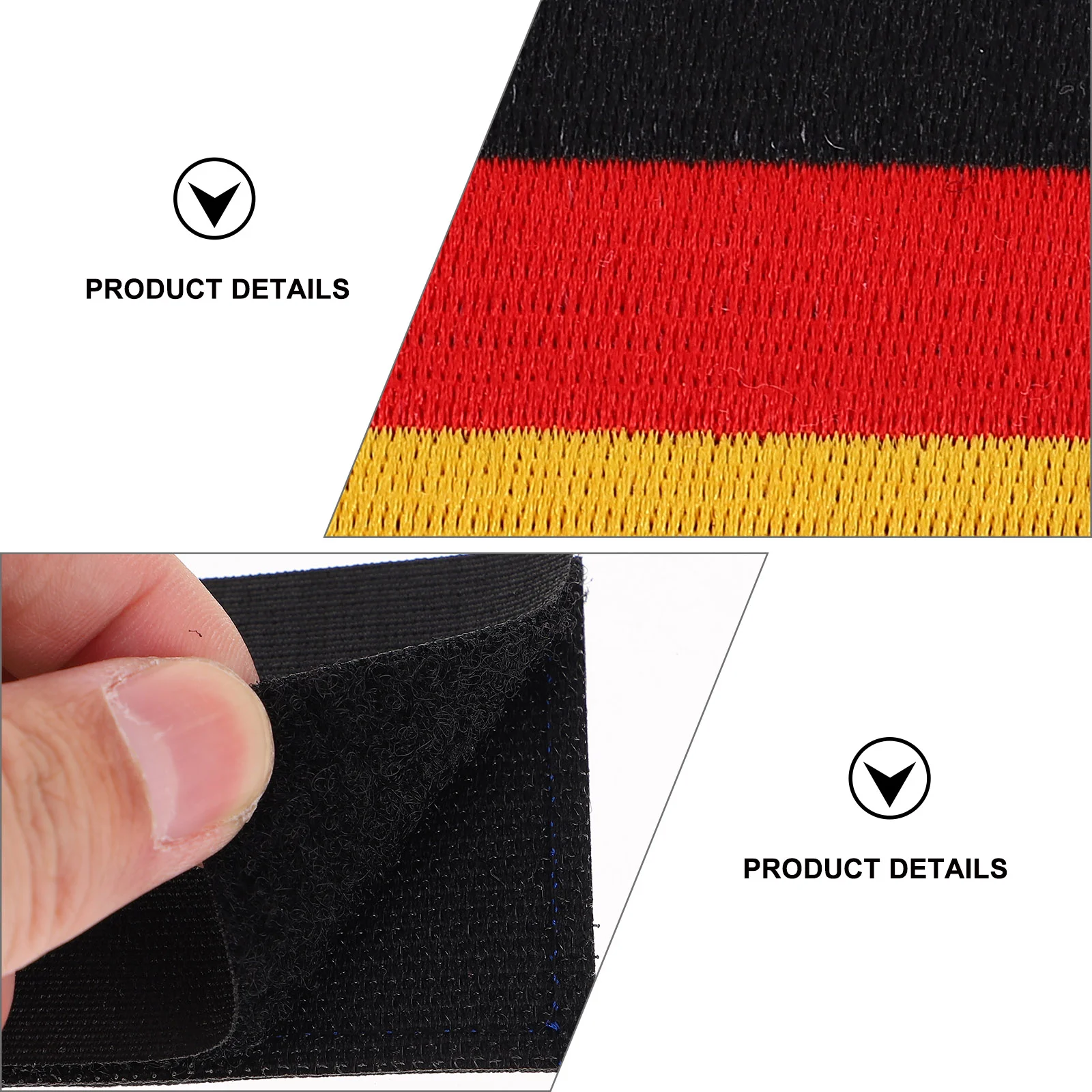 

2pcs Sewing Embellishment British Union Jack Patch Bag Charms Pack Country Flag Applique Repair Pants Patch