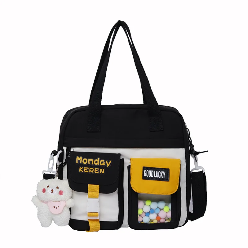 

Large Tote Bags for Women 2022 Canvas Shoulder Crossbody Female Student Cotton Cloth Fashion Girl Backpack Woman Handbags Bolsas