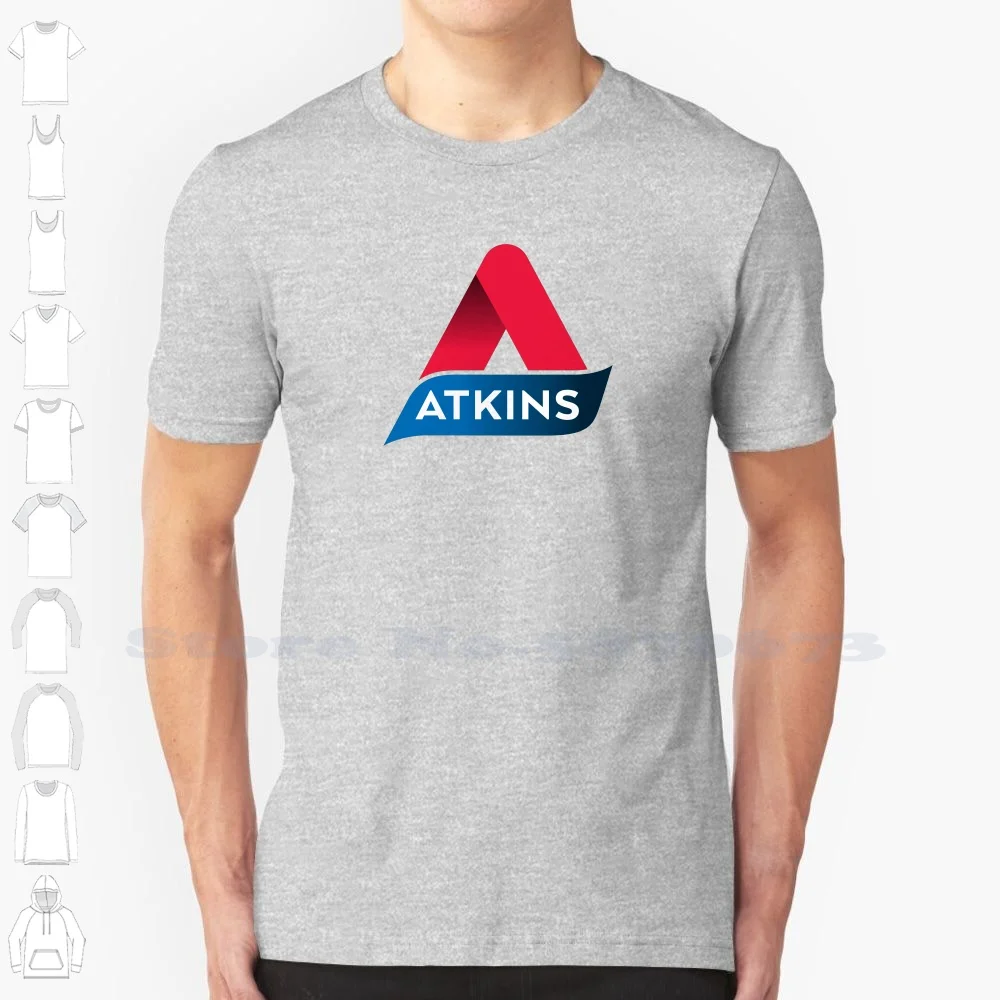 

Atkins Logo Brand Logo 2023 Streetwear T Shirt Top Quality Graphic Tees
