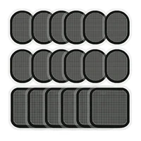 6 pair ems eletric muscle abs trainer abdominal toner replacement gel sheet pads belt patch for fitness abdominal belts