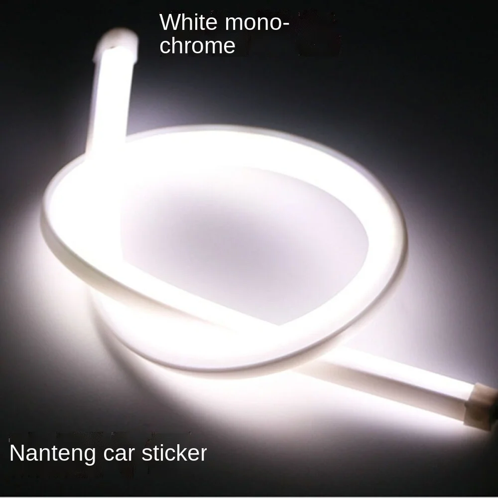 

2pcs/lot 30/45/60cm DRL Flexible LED Tube Strip Daytime Running Lights Turn Signal Angel Eyes Car motorcyc Styling Singnal Lamp