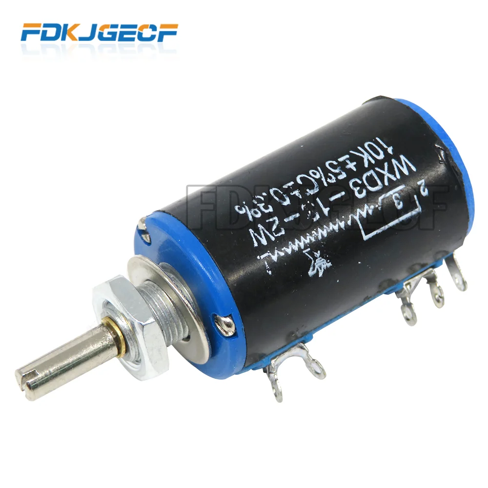 

1PCS WXD3 WXD3-13 Wirewound Potentiometer1W 1K 2K2 3K3 4K7 10K Ohm 100R 220R 470R 2.2K 3.3K 4.7K 1W