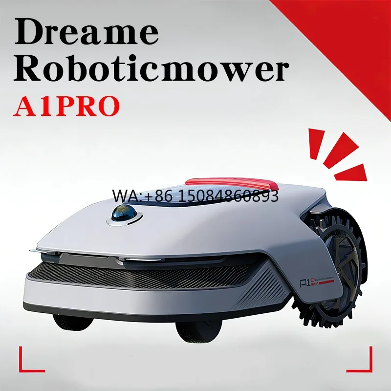 Фото Робот-газонокосилка Dreame A1 Pro Smart: самоходная, беспроводная, с навигацией LiDAR+Vision, бескрашневая стрижка, автоматическая зарядка, для дома №2