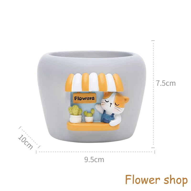 

Панды хлебобулочные плантаторы для суккулентов воздушные растения милые цветочные горшки Фея садовый декор фигурки карандаш держатель украшение для домашнего стола