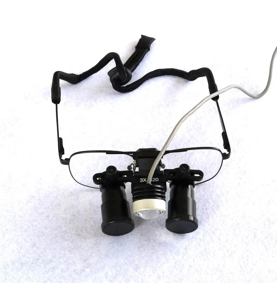 

surgical dental equipment eyeglass loupes with led headlight