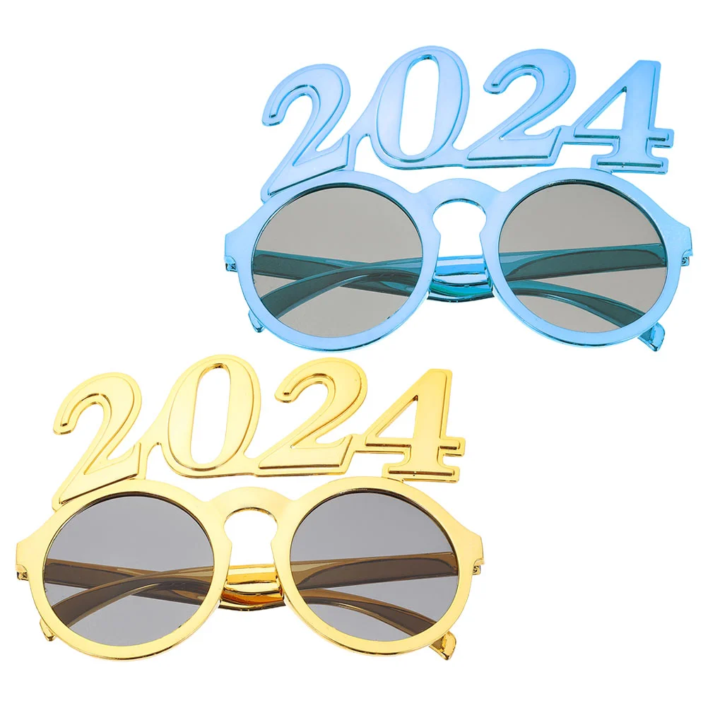 

2 шт., декоративные пластиковые очки для фотосъемки