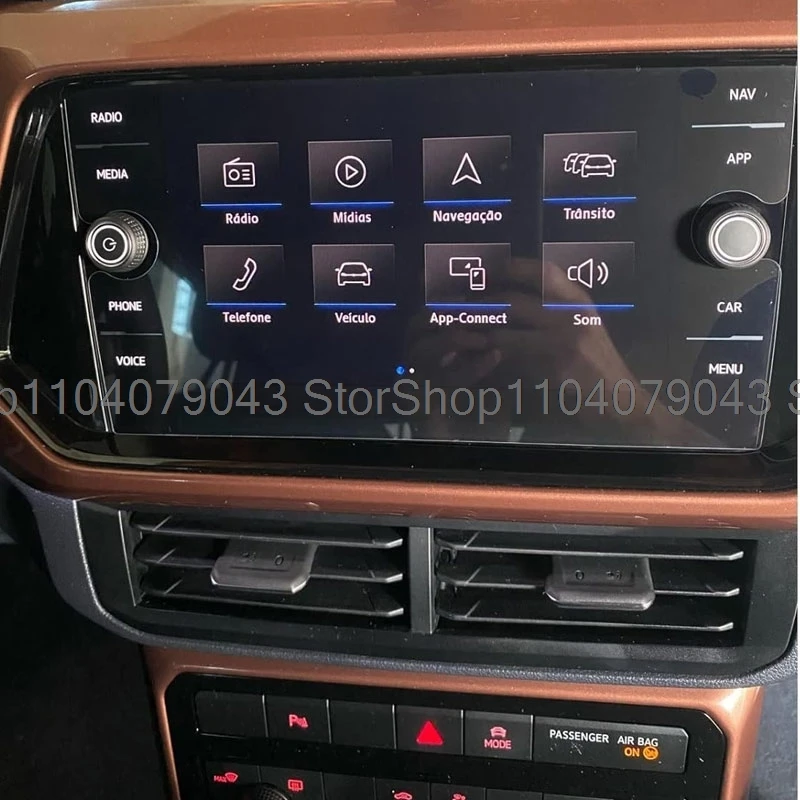 

Защитная пленка из закаленного стекла для Volkswagen vw polo/VW Polo 6 Discover Media 8 дюймов 2019, автомобильный навигационный экран с защитой от царапин