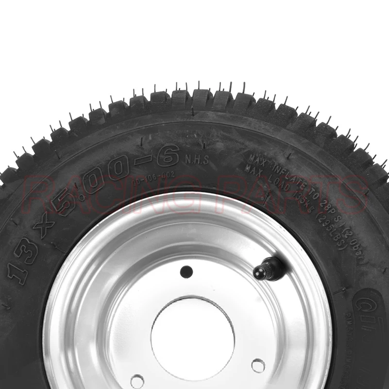 6 Inch Rim 13X5.00-6 Off Road Wheel Tire Fit For 49cc 50cc 110cc Electric ATV Scooter Buggy Go kart Bike Vehicle Parts images - 6