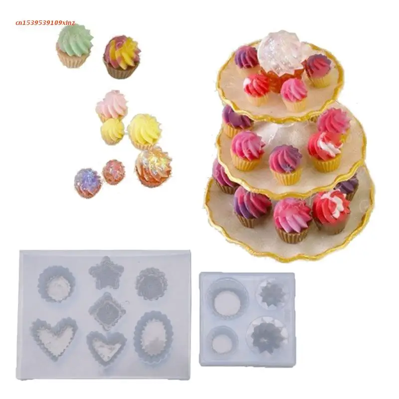 

2 стиля, 3D мини-фотообои из смолы, искусственная еда для тортов, подвеска для торта, искусственная смола, инструменты для рукоделия