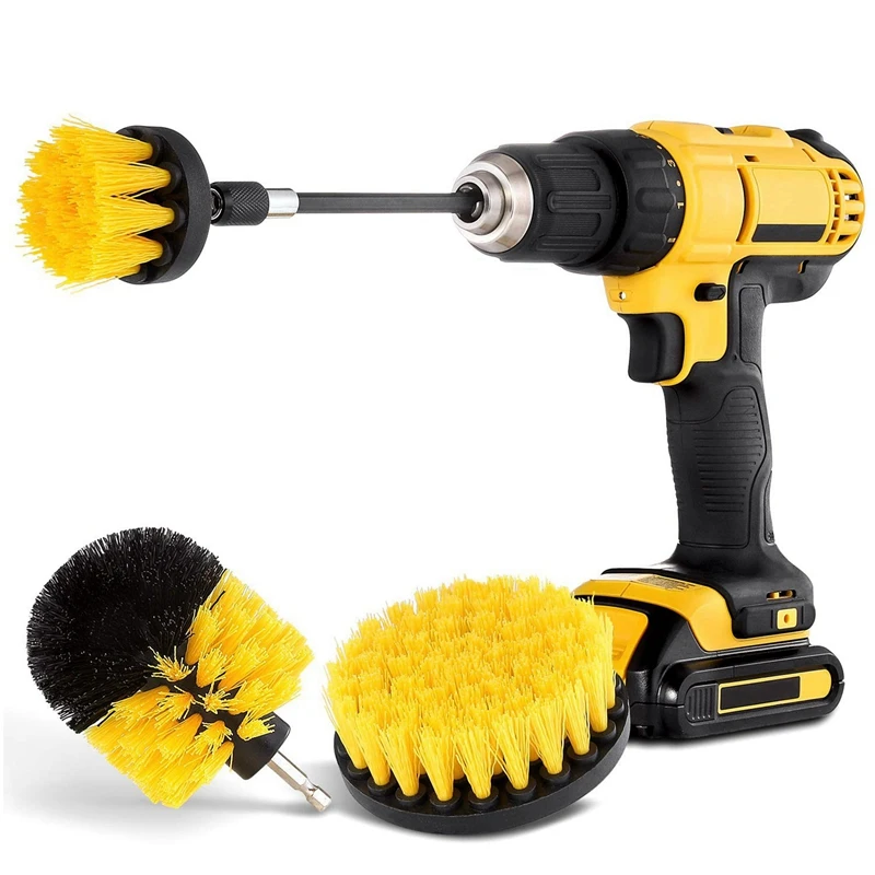 

12Pcs Combinate Drill Brush Power Scrubbing Brush Drill Spin Scrubber Electric Cleaning Brush Fixing