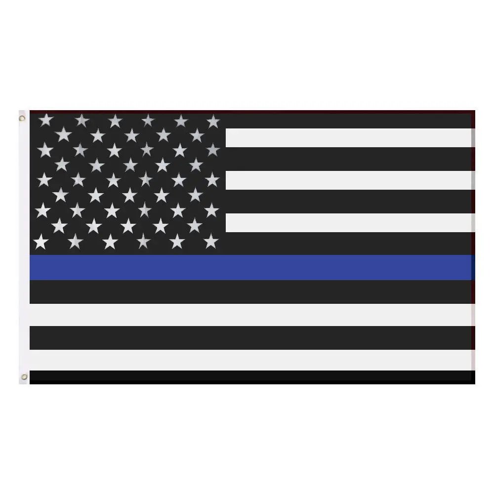 

Новинка, 90x150 см, Американские полицейские флаги, подвесные полиэстеры для украшения, синие звезды, фотосессия для праздника в помещении и на открытом воздухе