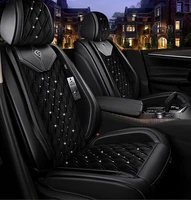 2022 car seat covers for five seats sedan top quality leather seat cusion for suv trucks 1 leave car year model and make