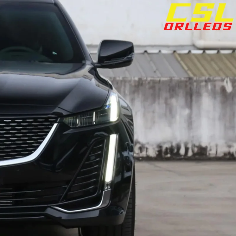Для Cadillac CT5 DRL светодиодные дневные ходовые огни светодиодная плата поворотный модуль DRL 2020-2023 заменяет OEM Supre White (art.: 3920d2b120c40) - 3920d2b120c40
