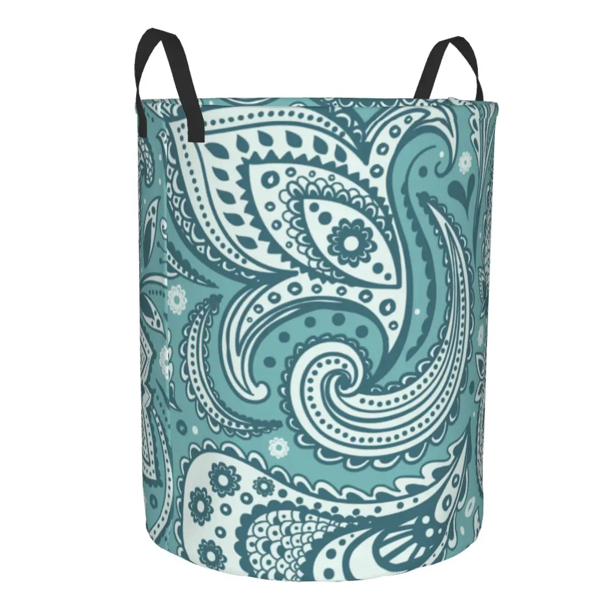 Цветная корзина для белья с цветами мандала складная большая детская