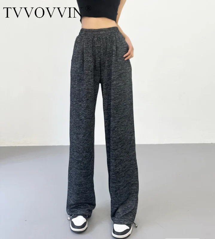 

TVVOVVIN 2023 Summer High Waist Casual Pants Women's Loose Sports Pants Loose casual Sweat Pants Joggers Sweatpants Pants OECU