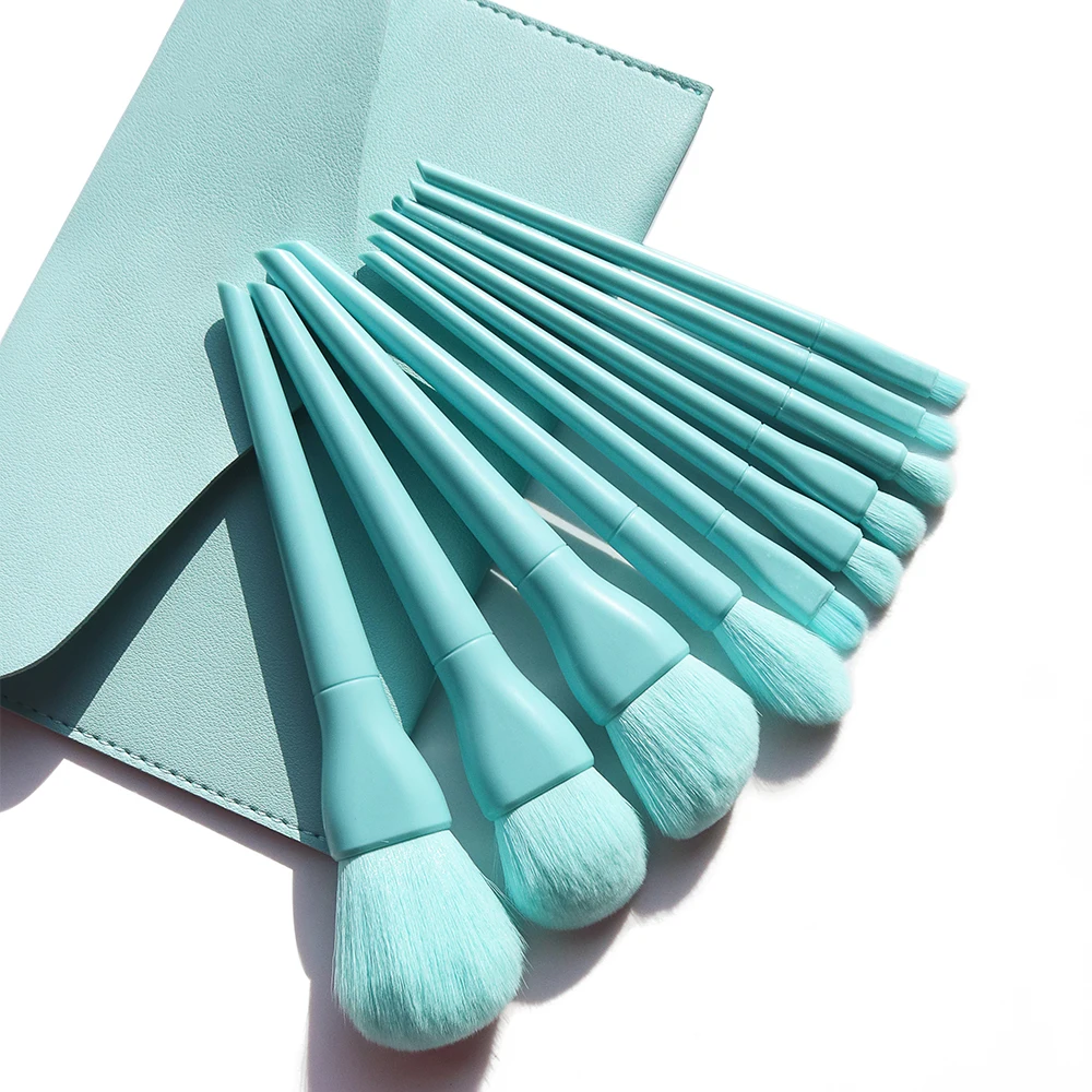 10 шт. набор кистей для макияжа с сумкой