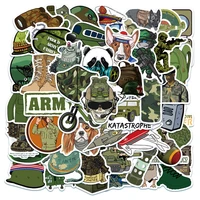 103050pcs camouflage soldiers soldiers diy exquisite graffiti stickers for luggage guitar laptop water cup stickers wholesale