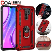 shockproof armor phone case for redmi 7a 7 8 8a pro 9 9a 9i 9t 10 prime ring bracket protective cover for redmi k20 k30 k40 pro