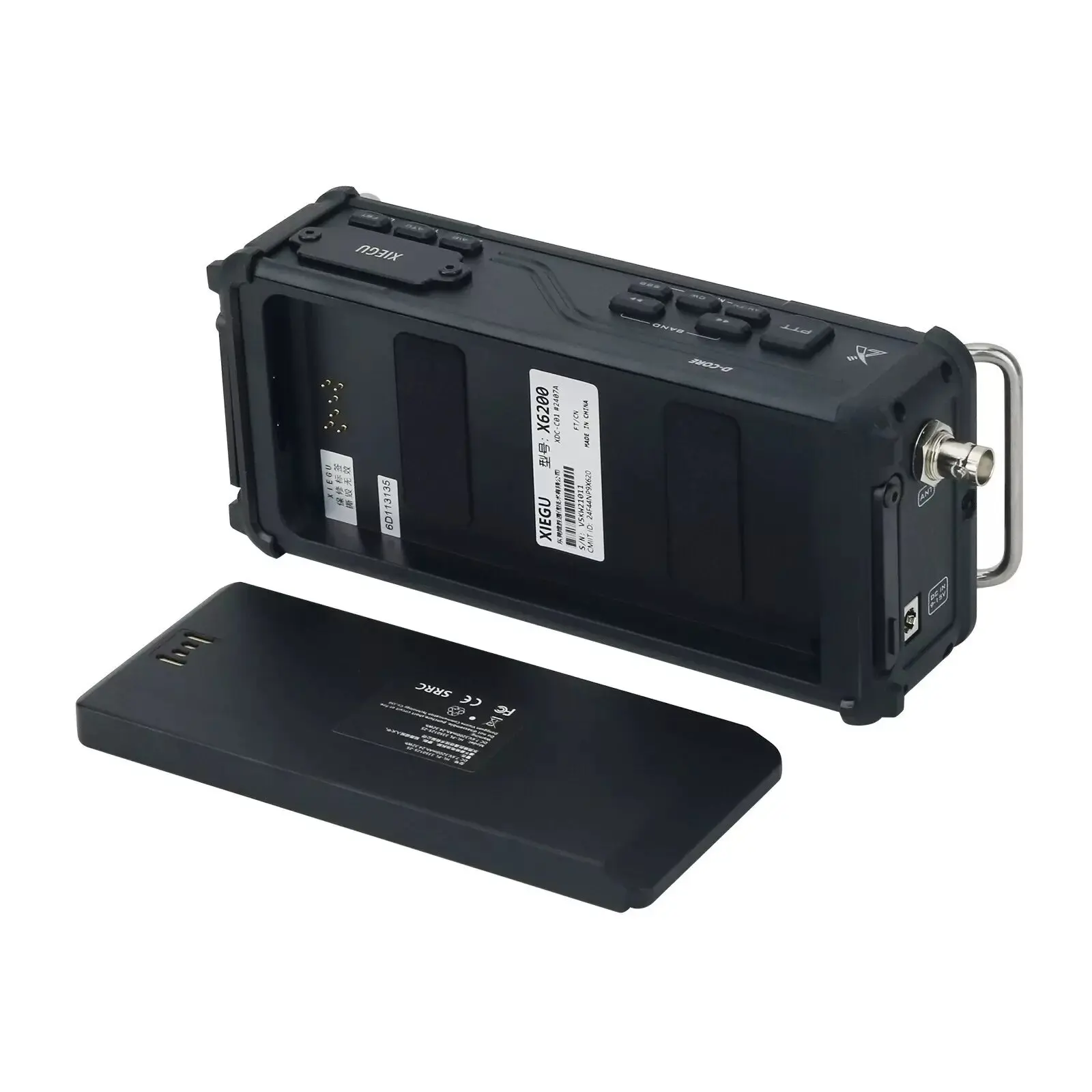 Фото Портативное коротковолновое радио + экран X IE GU X6200 SDR HF/50 МГц полнорежимное SSB/CW/AM/FM №2