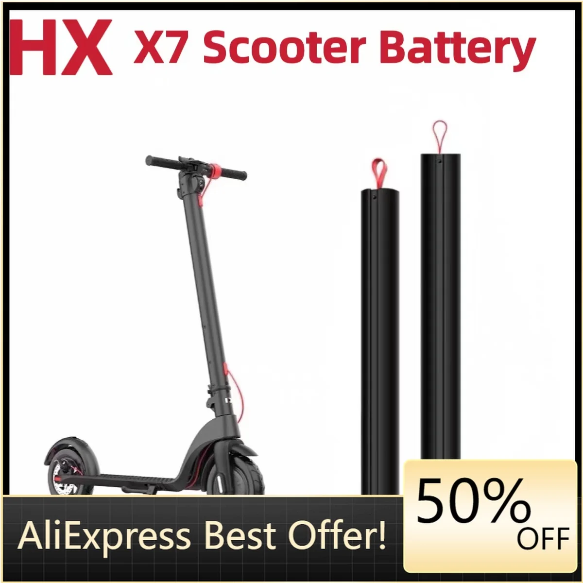 

Original Battery for HX X7 Electric Scooter X7 5Ah and X7 Panasonic 6.4Ah Battery