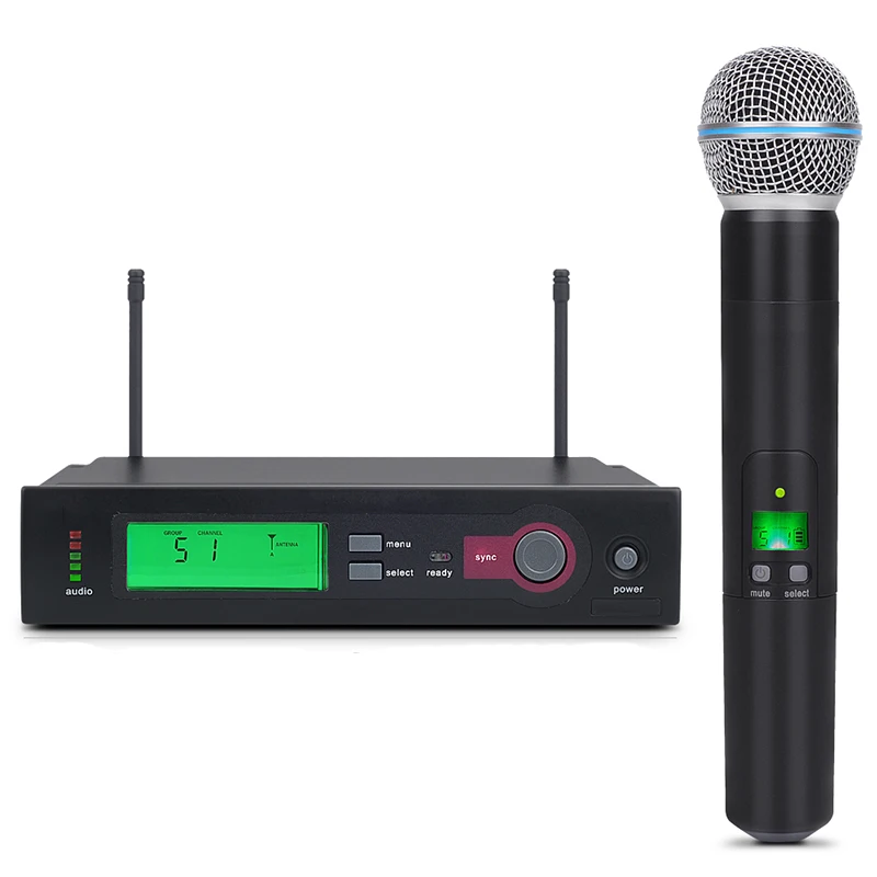 

Factory High Quality SLX4 Wireless Microphone/ Similar SLX4 BETA58 Style Wireless Microphone