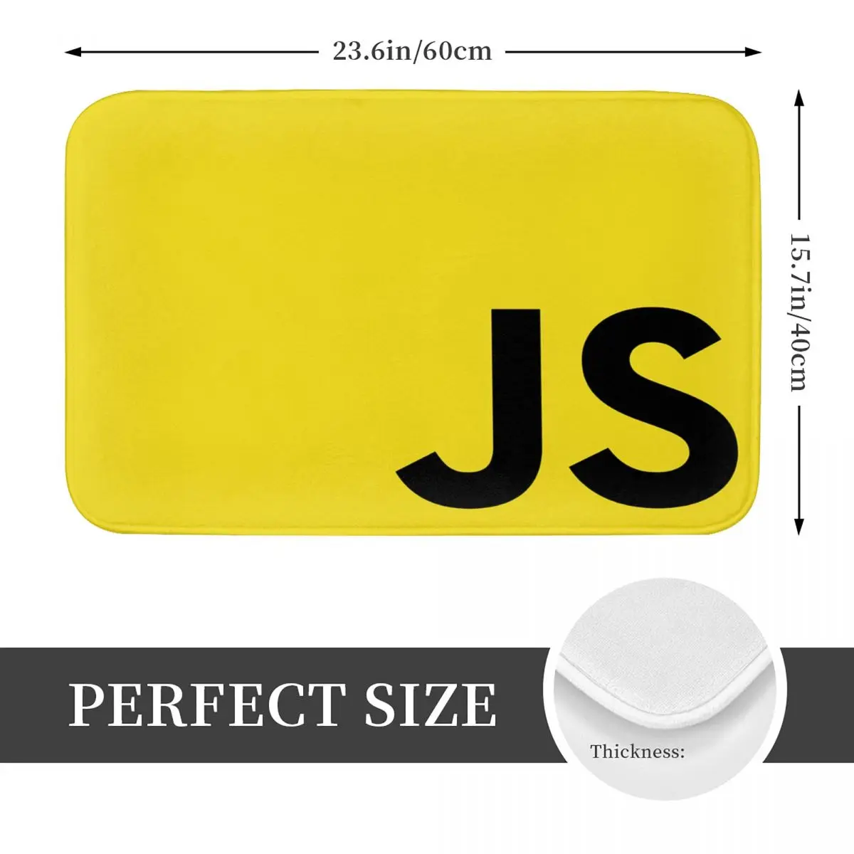 Javascript 40x60 см ковер полиэстер напольные коврики популярный практичный домашний