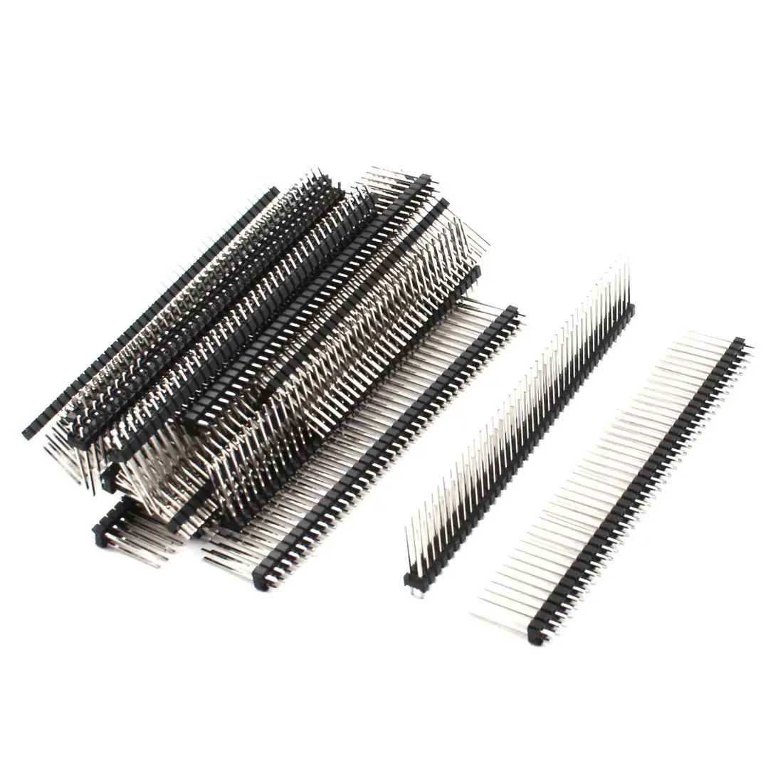 

Keszoox 2.54mm Pitch 2 Row 80-Pin Male Through Hole Pin Header Strip 20 Pcs